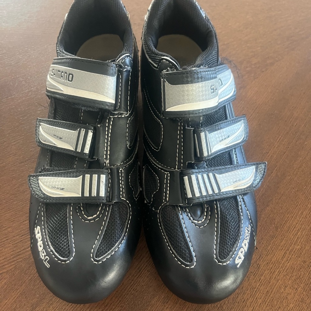 Shimano Black and Gray Cycling Sneakers